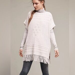Velvet by Graham & Spencer Freja Fringed Poncho